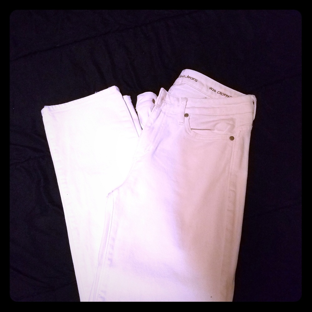 Calvin Klein cropped jeans sz 2